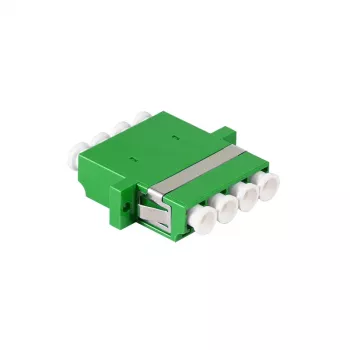 LogiLink LC Quad optická adaptérová sada, 12 kusov, zelená, s prírubou, SC Duplex Breakout