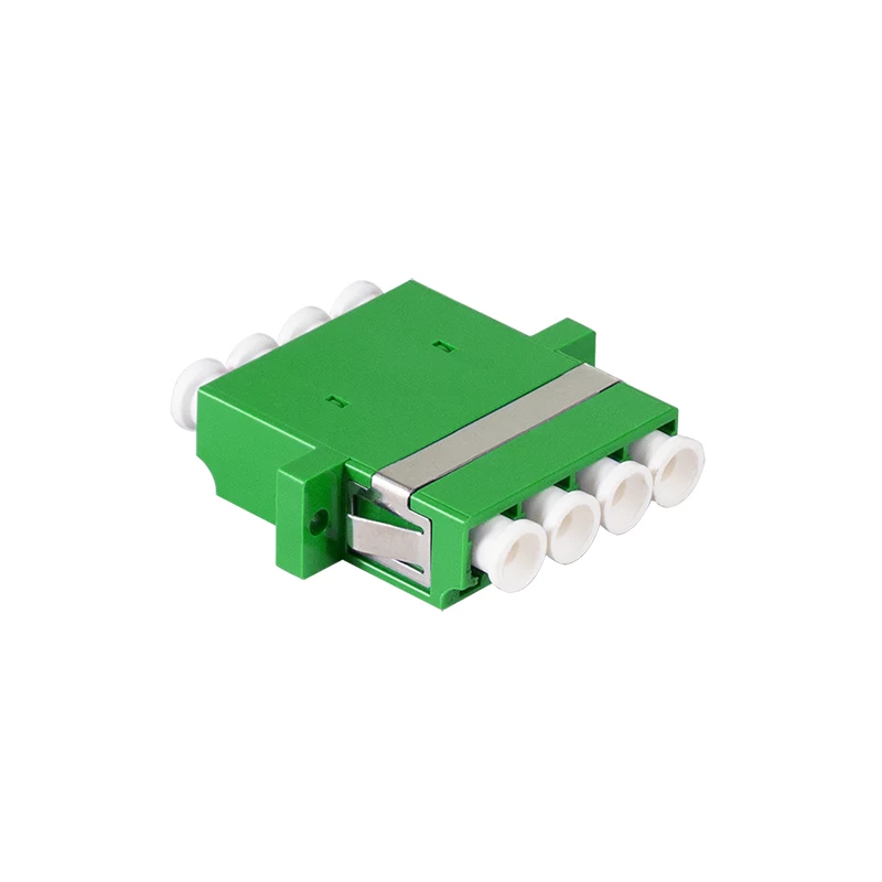 LogiLink LC Quad optická adaptérová sada, 12 kusov, zelená, s prírubou, SC Duplex Breakout