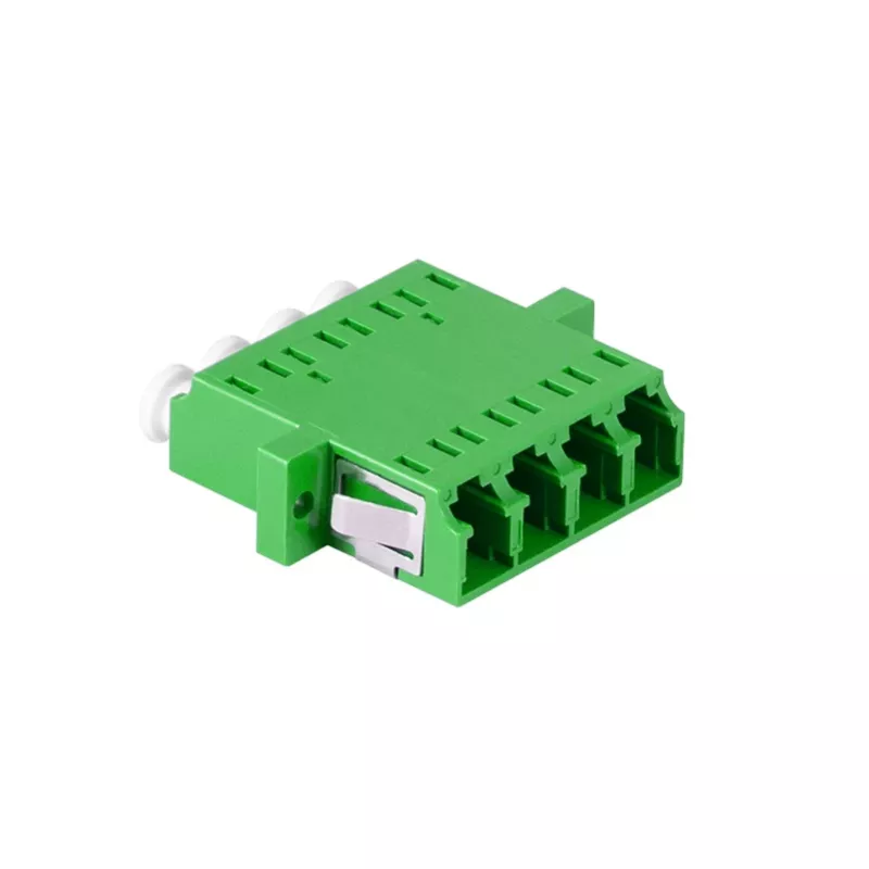 LogiLink LC Quad optická adaptérová sada, 12 kusov, zelená, s prírubou, SC Duplex Breakout