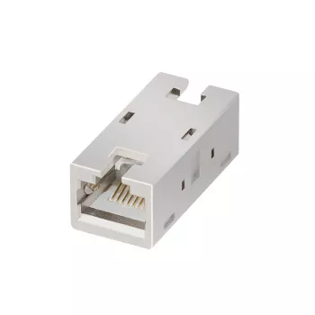 LogiLink Cat.6A tienený RJ45 inline spojka, kovové puzdro, priemyselná kvalita