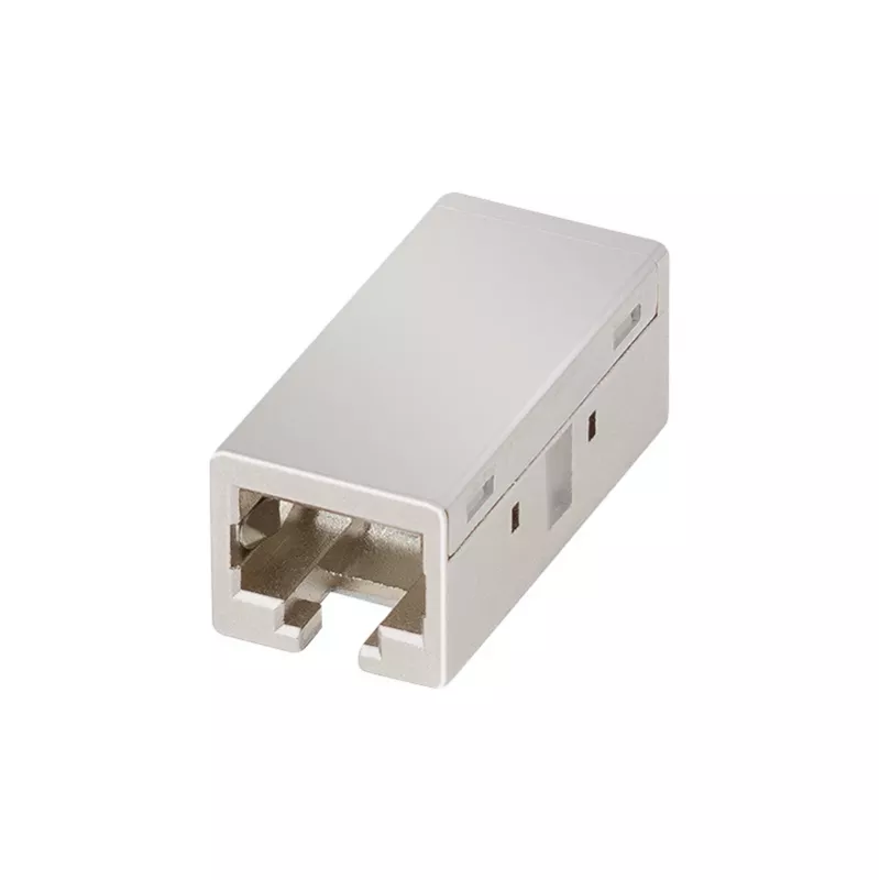 LogiLink Cat.6A tienený RJ45 inline spojka, kovové puzdro, priemyselná kvalita