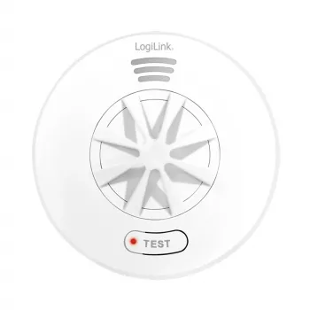 LogiLink SC0232 hlásič tepla biely 85 dB alarm trieda A1 54-65°C batériové napájanie