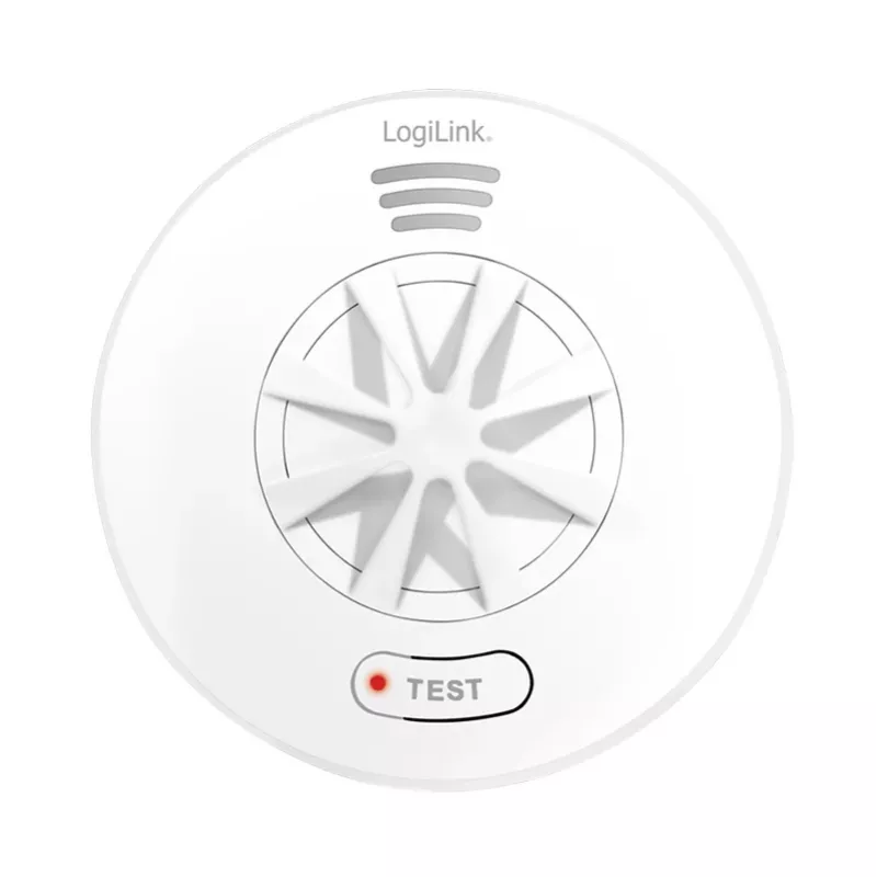 LogiLink SC0232 hlásič tepla biely 85 dB alarm trieda A1 54-65°C batériové napájanie