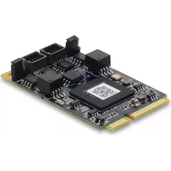DELOCK 63002 CAN 2.0 / CAN FD Mini PCIe rozhranie, 2 x D-Sub 9 pin, až do 8 Mbps, galvanické oddelenie a ochrana proti prepätiu