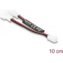Delock Y rozbočovač kábel ventilátora 1x 2-pin samica na 2x 2-pin samec 10 cm