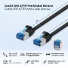 LogiLink Cat.6A Slim S/FTP LSZH patch kábel, čierna, 3 m, SlimLine