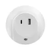 LogiLink LED nočné svetlo so senzorom súmraku, 1x USB-A a 1x USB-C, 18W celkový výkon