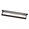 LogiLink modulárny 24-port Cat.6A Keystone patch panel, 19 palcov/1U, čierny, EconLine