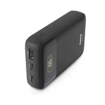 Hama Power Pack PD10 20W 10000 mAh powerbank, USB-C, USB-A, antracit