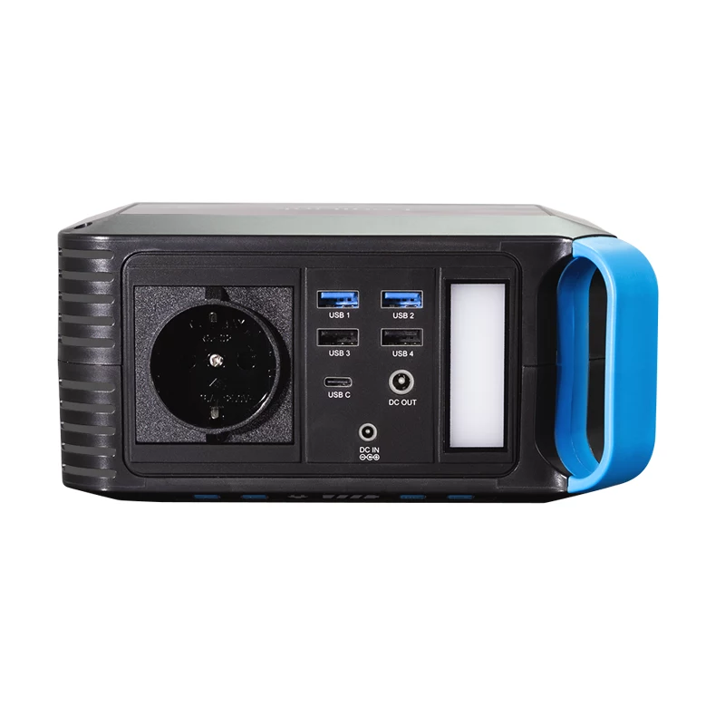 LogiLink Powerstation 200W, 148Wh Li-ion, čistá sínusoida, USB-C PD 45W, LED svetlo