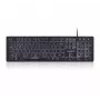 Perixx PERIBOARD-317 káblová klávesnica s podsvietením, čierna, 105 klávesov QWERTY, biele LED, USB