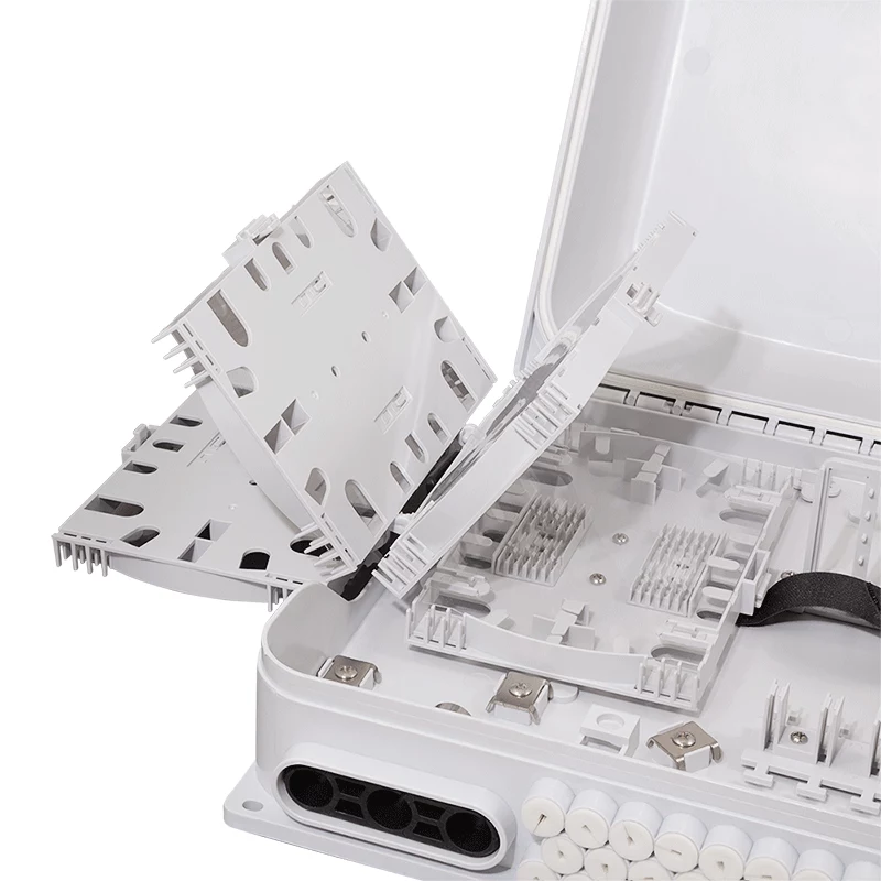 LOGILINK FTTX rozvodná skriňa, 96 vlákien, 24x LC Duplex alebo SC Simplex, neosadená, IP65, nástenná montáž