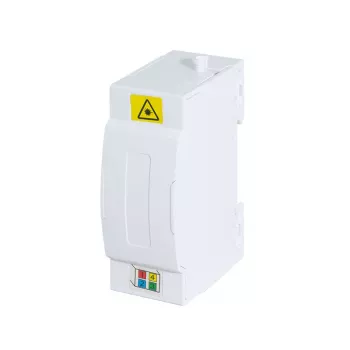 LogiLink FTTH ukončovacia skriňa pre montáž na lištu, 4 porty, biela