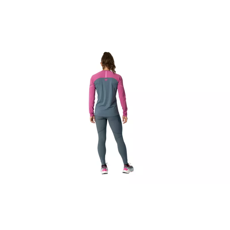 Dynafit Alpine Pro dlhý rukáv bežecké tričko dámske Magenta veľkosť M