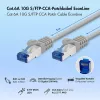 LogiLink Cat.6A CCA S/FTP LSZH patch kábel, sivá, 5 m, EconLine