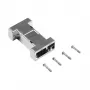 EFB ELEKTRONIK EB0909MV2 metalizované prázdne rozhranie puzdro, 1-port Keystone, strieborná