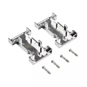 EFB ELEKTRONIK EB0909MV2 metalizované prázdne rozhranie puzdro, 1-port Keystone, strieborná