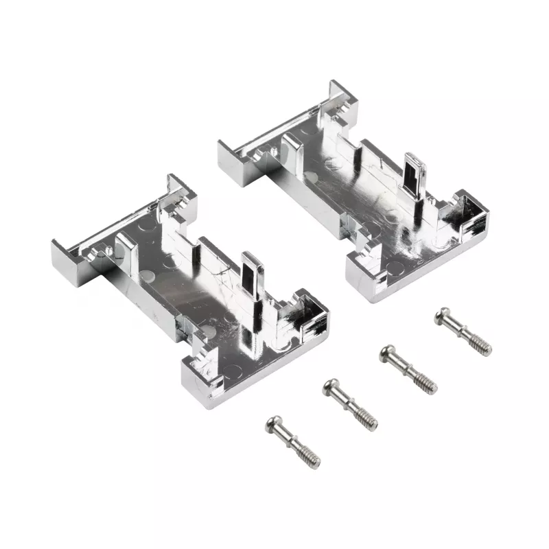 EFB ELEKTRONIK EB0909MV2 metalizované prázdne rozhranie puzdro, 1-port Keystone, strieborná