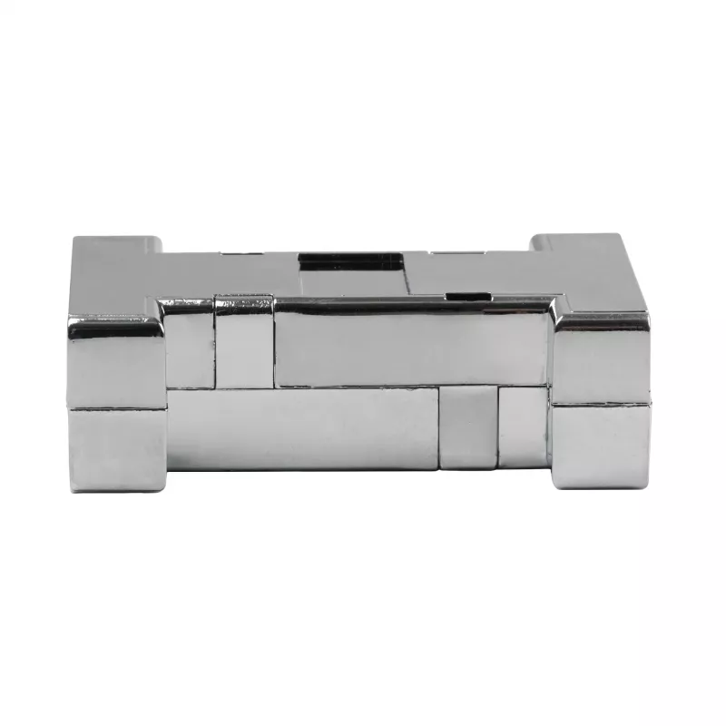 EFB ELEKTRONIK EB0909MV2 metalizované prázdne rozhranie puzdro, 1-port Keystone, strieborná