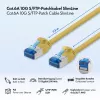 LogiLink Cat.6A Slim S/FTP LSZH patch kábel, žltý, 7,5 m