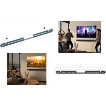 LogiLink nástenný držiak reproduktora pre Sonos Arc & Sonos Arc Ultra, čierny