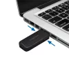 LogiLink AU0054 USB-A port blocker s 1 kľúčom a 4 zámkami, cestovná verzia, čierny
