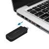 LogiLink AU0054 USB-A port blocker s 1 kľúčom a 4 zámkami, cestovná verzia, čierny