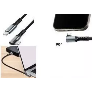 LogiLink USB 3.2 Gen 2 Uhlový kábel USB-C na USB-C, 10 Gbps, 100W, 4K, 1 m, čierny/sivý