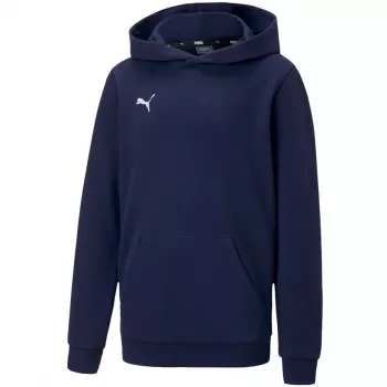 PUMA teamGOAL 23 Casuals mikina s kapucňou Jr tmavomodrá 656711 06 140