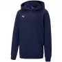 PUMA teamGOAL 23 Casuals mikina s kapucňou Jr tmavomodrá 656711 06 140