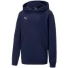 PUMA teamGOAL 23 Casuals mikina s kapucňou Jr tmavomodrá 656711 06 140