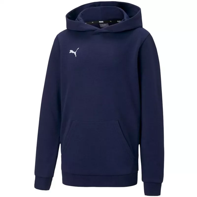 PUMA teamGOAL 23 Casuals mikina s kapucňou Jr tmavomodrá 656711 06 140