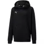PUMA teamGOAL 23 Casuals mikina s kapucňou junior - Puma čierna