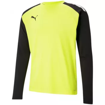 Puma teamPACER GK LS pánska brankárska tréningová bunda žlto-čierna L