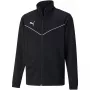 PUMA teamRISE tréningová bunda Poly Jacket Jr mikina čierna 657393 03 164 cm