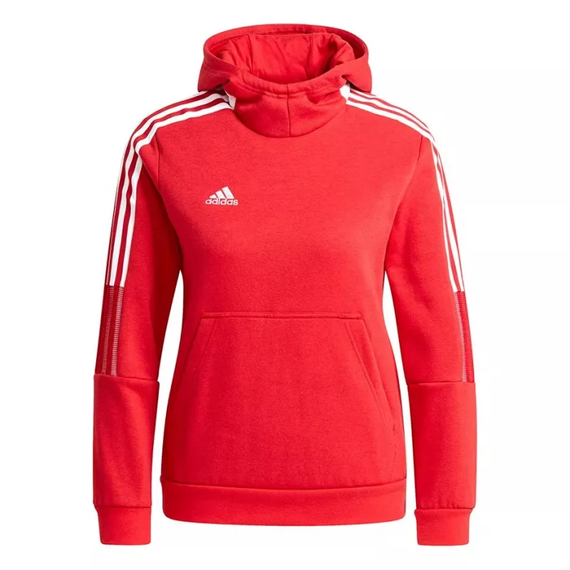 adidas Tiro 21 mikina s kapucňou Team Power Red junior veľkosť 116