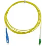 BlueOptics simplex optický patch kábel LC/APC na SC/UPC Singlemode OS2 7 m LSZH žltý