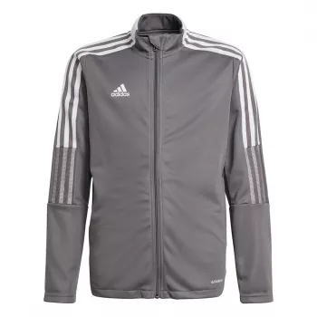 adidas Tiro 21 tracková bunda detská Grey Four GM7311 veľkosť 116 cm
