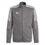 adidas Tiro 21 tracková bunda detská Grey Four GM7311 veľkosť 116 cm