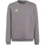 adidas Entrada 22 mikina detská Sivá mikina H57477 (116 cm)