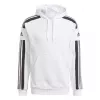 adidas Squadra 21 pánska mikina s kapucňou Biela GT6637