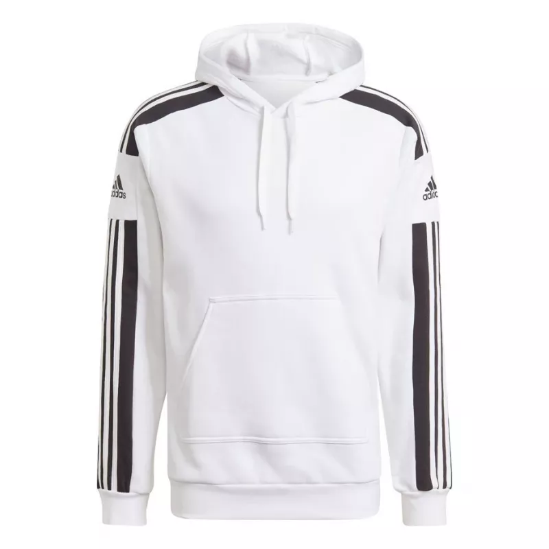adidas Squadra 21 pánska mikina s kapucňou Biela GT6637