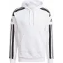 adidas Squadra 21 pánska mikina s kapucňou Biela GT6637