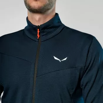 Salewa Puez Altavia mikina na zips s kapucňou pánska Navy Blazer M
