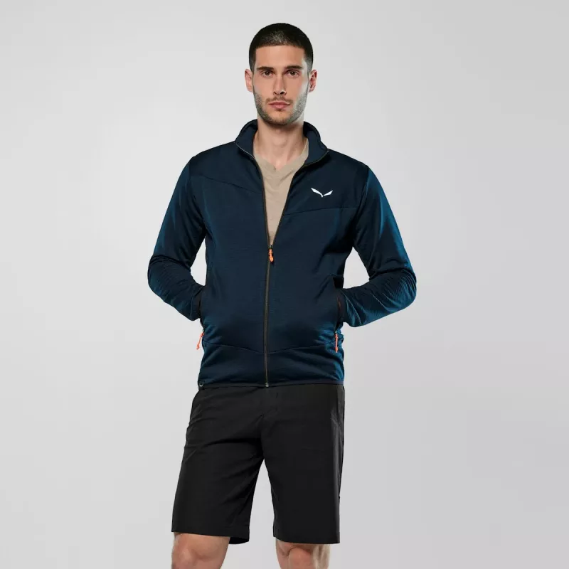Salewa Puez Altavia mikina na zips s kapucňou pánska Navy Blazer M