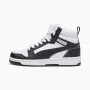 Puma Rebound V6 Mid detské tenisky biela čierna 393831 01 veľkosť 38