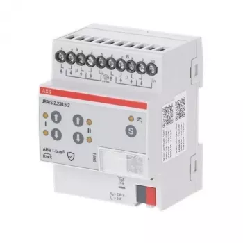 ABB JRA/S2.230.5.2 KNX roletový/žalúziový aktor, 2-kanálový, 230 V AC, 5 A, DIN lišta