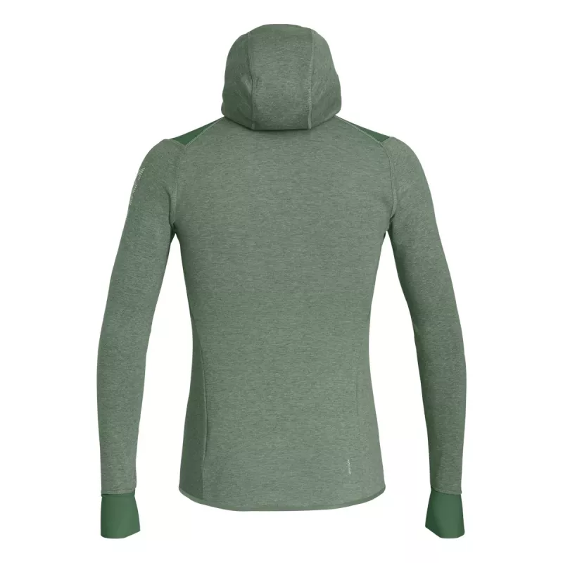 Salewa Puez 2 Dry pánska bunda s kapucňou s dlhým rukávom a celozipsom, Navy Blazer, L