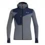 Salewa Puez 2 Dry dlhý rukáv Full Zip tričko s kapucňou Navy Blazer XL