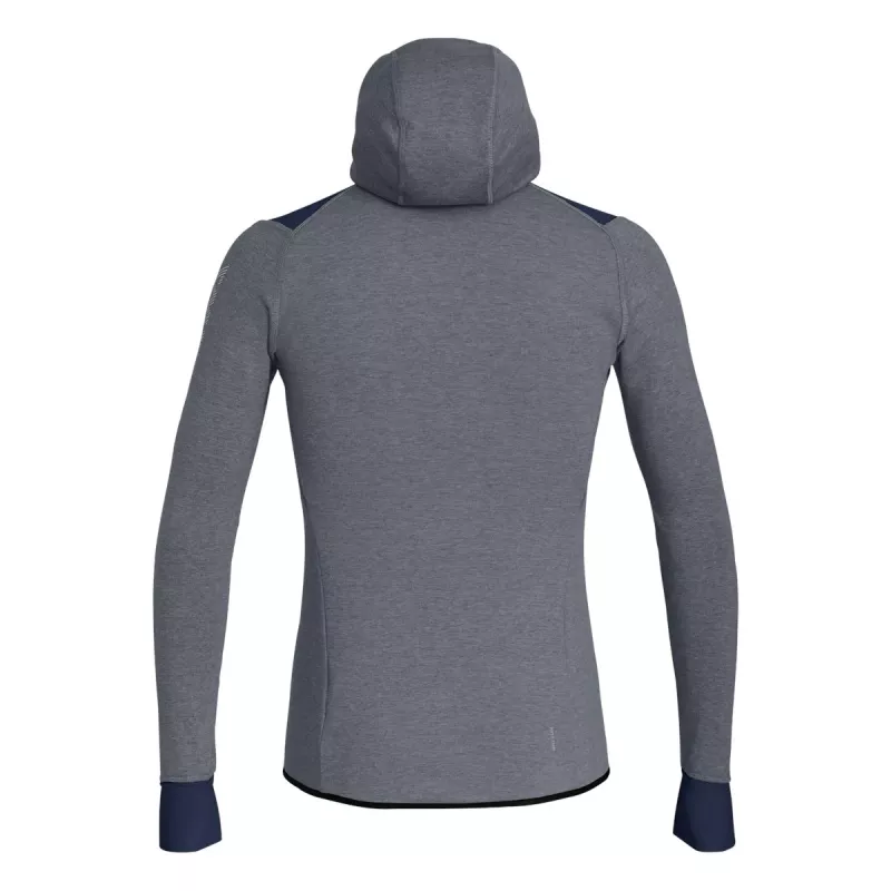 Salewa Puez 2 Dry dlhý rukáv Full Zip tričko s kapucňou Navy Blazer XL